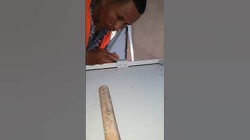 ACP Panels Angle connector installation #construction #façade #factory #acp #shorts #engineering