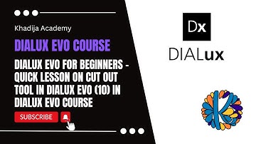 Dialux Evo for Beginners - Quick Lesson On Cut Out Tool In Dialux Evo (10) In Dialux Evo Course