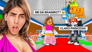 Fingi ser MENINA e GANHEI os Brainrots MAIS RAROS no Roblox?! 👧🏻😱
