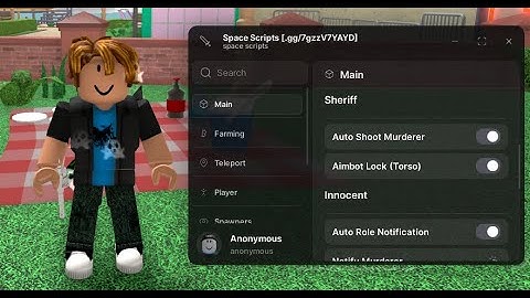 Script Murder Mystery 2 [OP] | Space Scripts | Auto Shoot, ESP, Grab Gun and more...