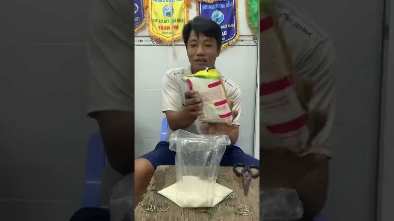 Hướng dẫn cách bóp mồi Cháo Dừa Thọ Hóc Môn | Môi Câu Cá