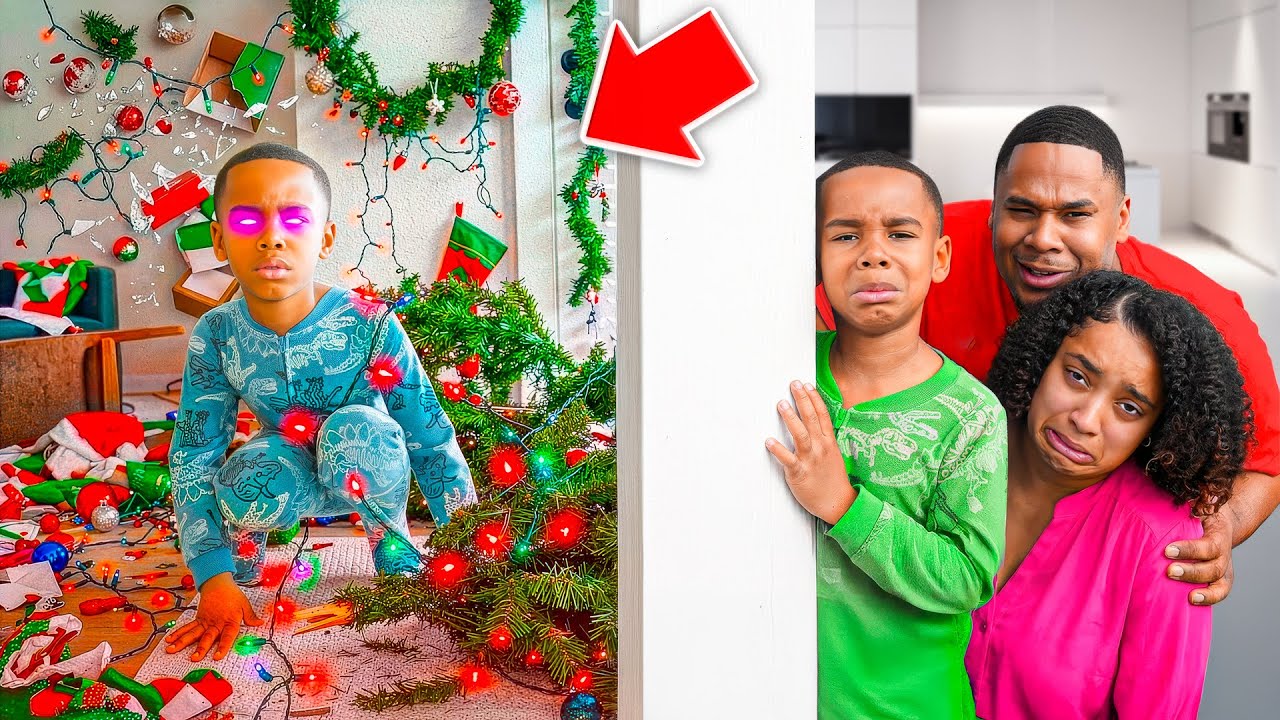 Rico’s EVIL TWIN Destroyed Our Christmas Tree..
