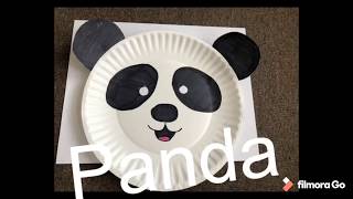 DIY-Paper plate Panda | How to make a paper Panda mask with paper dish easily