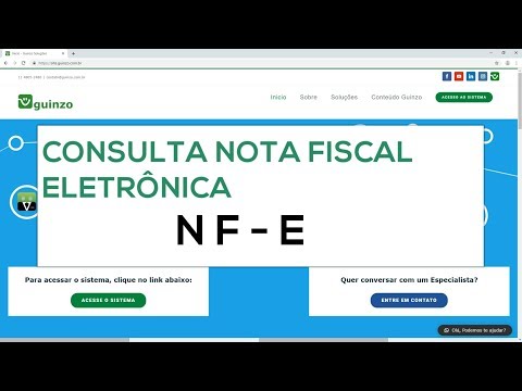 Como Consultar Nota Fiscal Eletrônica NF-e