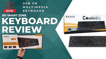 A4TECH KR-83 multimedia Keyboard Review for Laptop & Desktop ll Best online shop BD Smart Zone