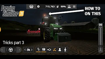 farming simulator 20 FS20 how to turn on beacon lights