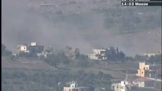 112[NO COMMENT] IDF troops, Merkava 4, APC Achzarit on road. Blast