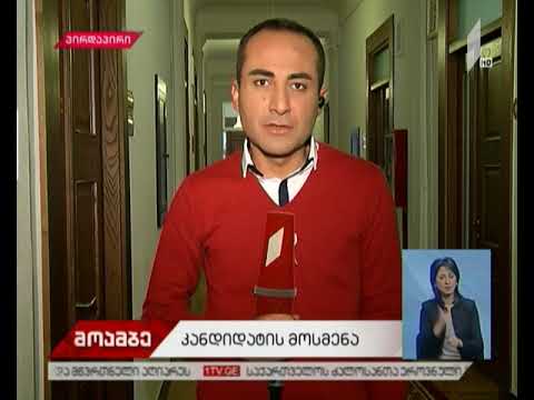 პარლამეტში ომბუდსმენობის კანდიდატს, ნინო ლომჯარიას უსმენენ