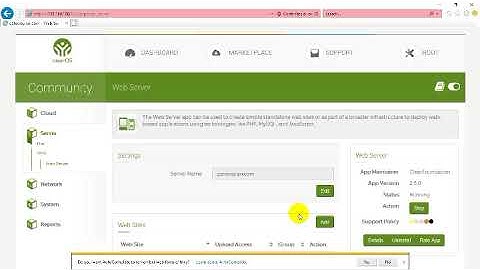 Tutorial Konfigurasi Web Server di Clear OS