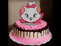 Bolo Drip Cake Gata Marie/ Decoração Com Bico 32 e 1M