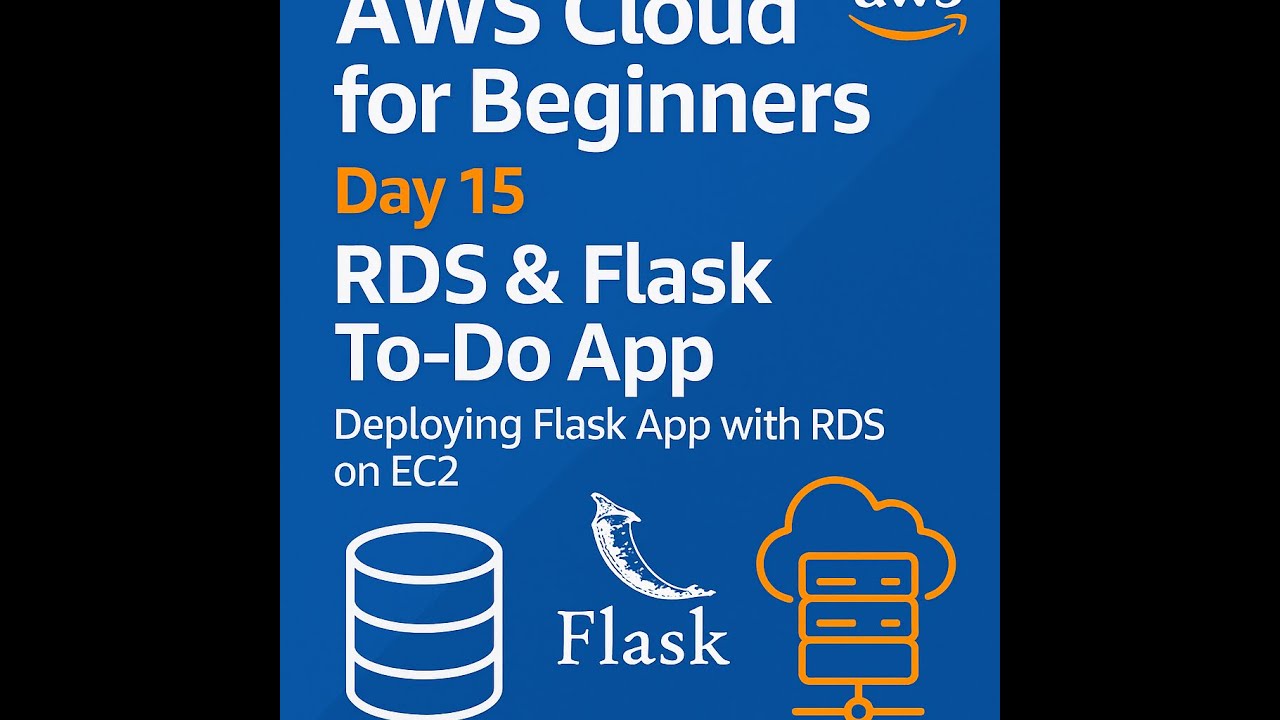 AWS RDS & Flask To-Do App | Day 15 | Deploying Flask App with RDS on ...