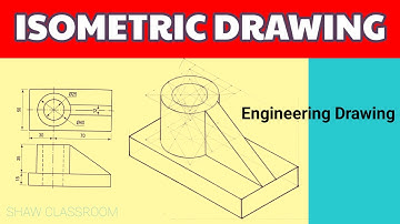 How To Draw Isometric View | Engineering Drawing | Technical Drawing
