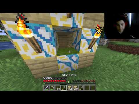 ათმა criperმა ამაფეთქა და ამიტომ დიდი კედელი ავაწყვე(minecraft#5