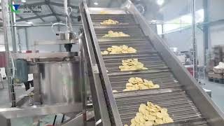 Automatic Fried Crispy Bugles Chips Corn Bugle pellet Snacks Food Extruder Machine