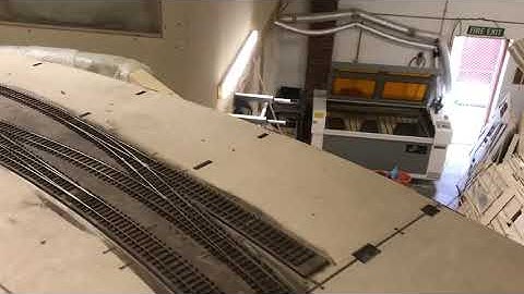 First walk around inside our new work in progress layout, North Elmham (UK) in P4 4mm scale