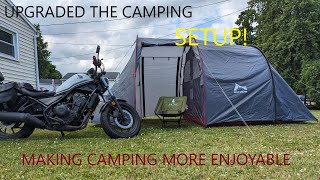 Tent & camping quality upgrade | Motocamping