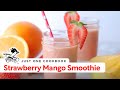 How To Make Strawberry Mango Smoothie (Recipe) ストロベリーとマンゴーのスムージーの作り方 （レシピ）