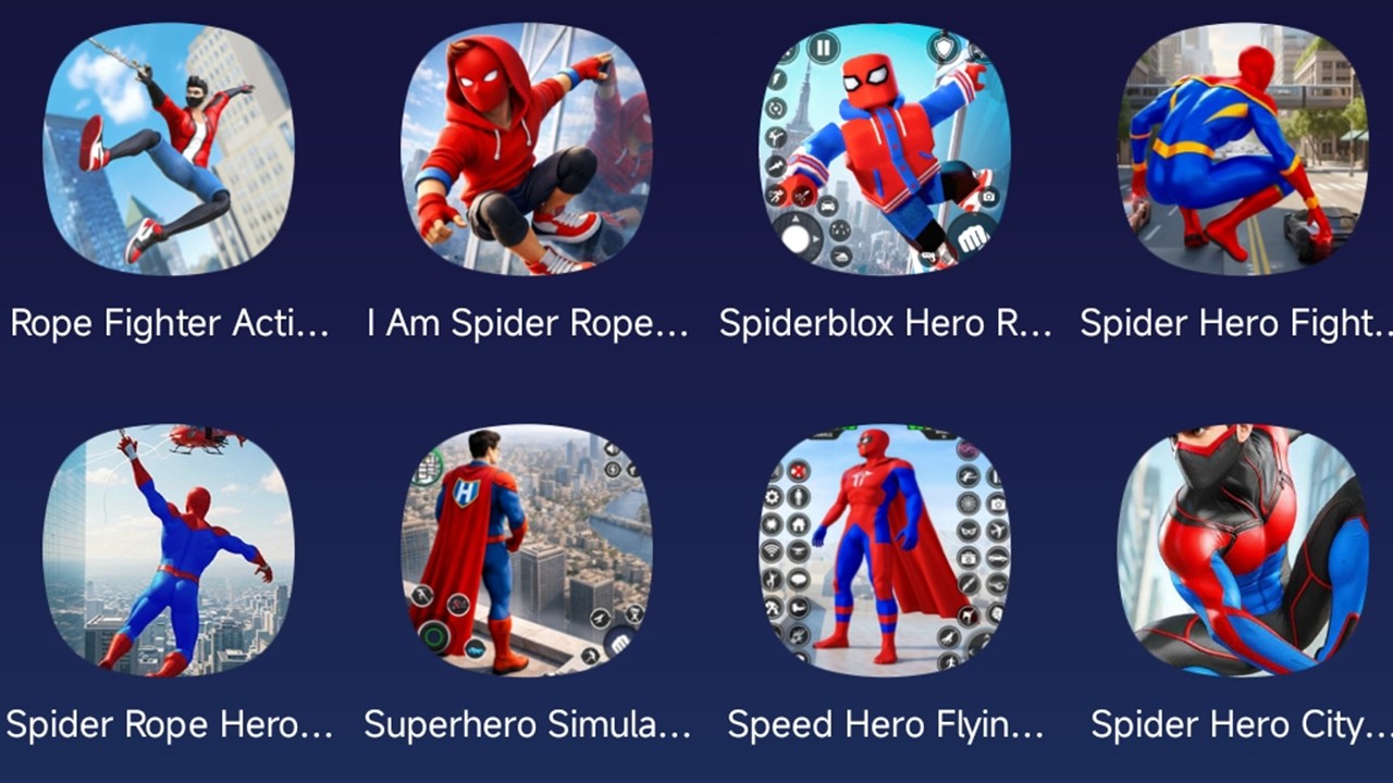 Rope Fighter Action,I am Spider Rope Hero,SPider Hero Fight,Superhero Simulator,Speed Hero Flying