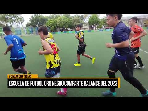 Escuela de fútbol Oro Negro comparte balance 2023