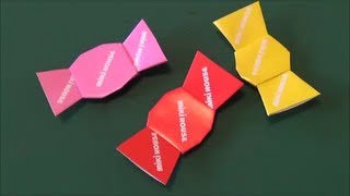 ハロウィンの折り紙でキャンディの簡単な作り方 知恵ぽんのブログ