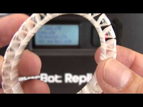 MakerBot Replicator 2 3D Printer 3D Printing Video 