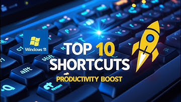 Top 10 Keyboard Shortcuts for Windows Productivity ⚡ | Work Faster in Windows 10/11