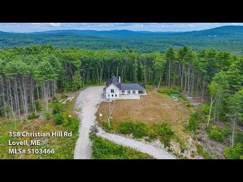 358 Christian Hill Road, Lovell, ME home video tour