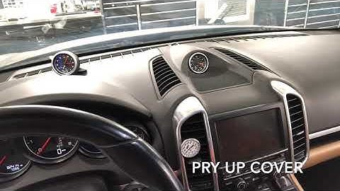 Porsche Cayenne/Macan clock r&r
