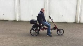 Die Fahrradbörse Elmshorn - Dreirad  - Sitzdreirad Spezial E-Trike Luxus 16&quot; Rot