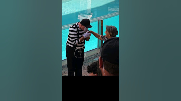 The mime Rob and his chivalry with this lady 😍❤️😂🤣 #robthemime #seaworldmime #seaworldorlando
