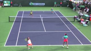 [1] M. Hingis/S. Mirza vs C. Dellacqua/S. Stosur - 2016 BNP Paribas Open