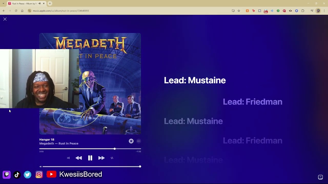 I was bored so I listened to Megadeth for the FIRST TIME! Rust In Peace - Album Reaction
