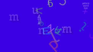 HOW TO SAY MINIUM