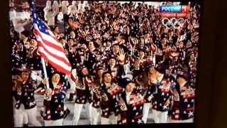 Открытие олимпиады в Сочи 2024. Сборная США