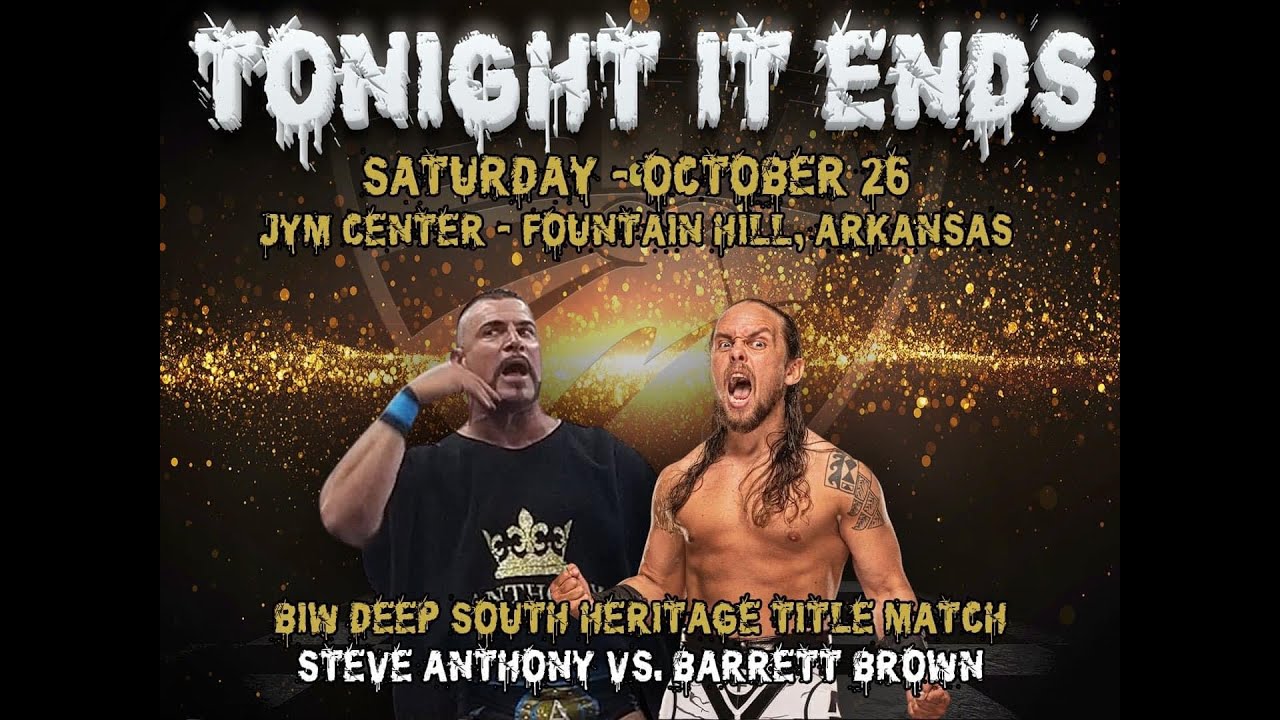 Barrett Brown vs Steve Anthony