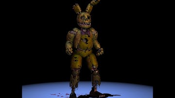 How William Afton got springlocked (FNAF Animatronic Animation)
