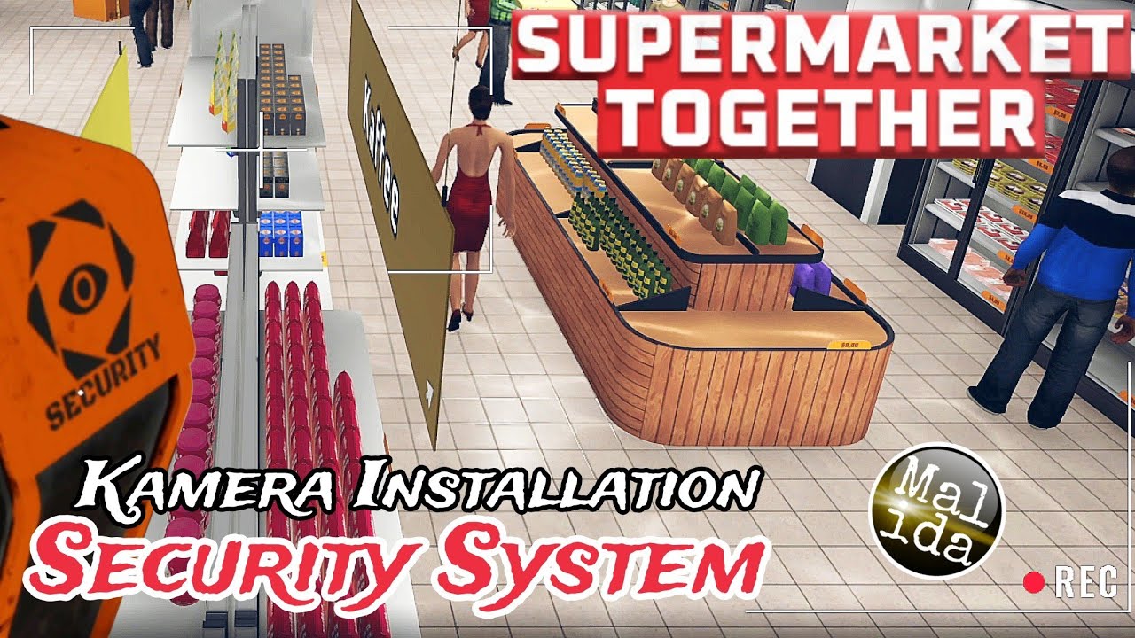 Security System Geheime Kameras Supermarket Together Gameplay Koop 