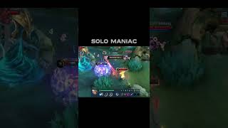 Solo MANIAC!!! #fypシ #mlbb #mlbbranked #viral #viralshorts #viralshort #views #likes #subscribe