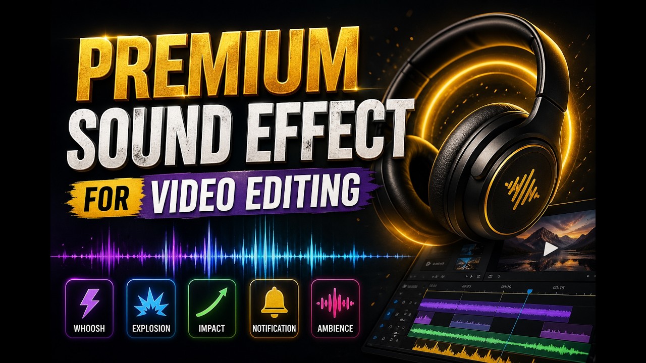 1000+ Sound Effects Pack for Video Editing | Cinematic SFX Bundle - YouTube