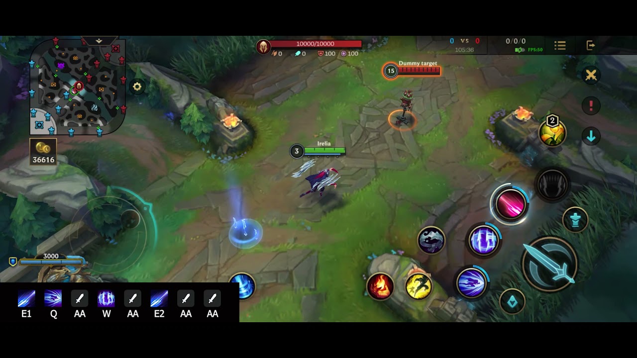 WILD RIFT - Irelia Delayed Stun Combo