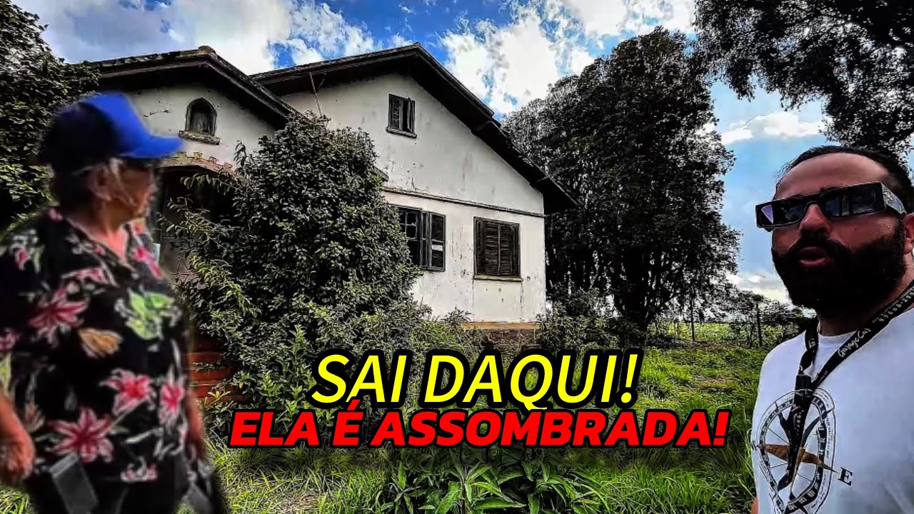 SENHORA MISTERIOSA CHEGOU NO MEIO DA GRAVAÇÃO CONTANDO A HISTÓRIA DA CASA!