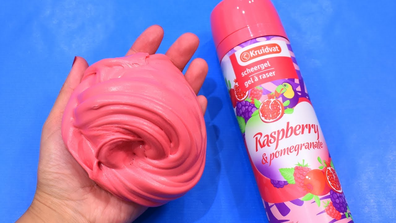 SLIME SANS COLLE avec du GEL à RASER ! 😍 SLIME WITHOUT GLUE !! 💦 - YouTube