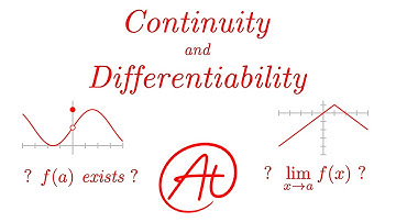 Continuity and Differentiability EXPLAINED with Examples