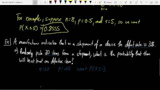 Common Discrete Distributions- Binomial Distribution 2