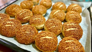 Si̇mi̇t Poğaça Tari̇fi̇ - Bütün Tepsi̇ Bi̇tti̇ - Hem Lezzetli̇ Hem Prati̇k