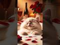 Lady cat's valentines day#valentinesday #cute #cat #funny