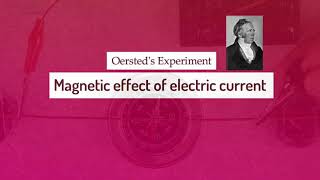 Magnetic effects of electric current