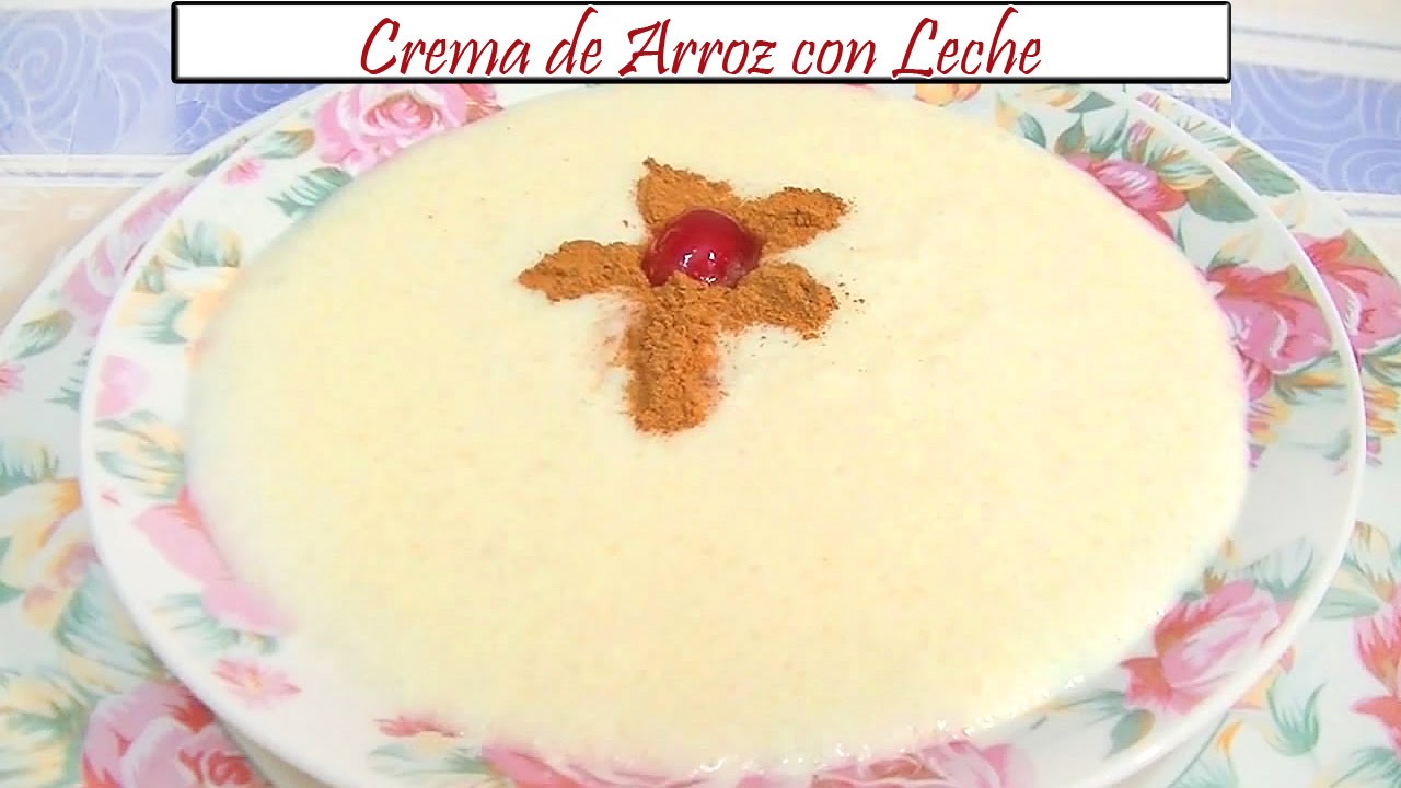 crema de arroz con leche al estilo de Casa Gerardo. Receta de cocina fácil,  sencilla