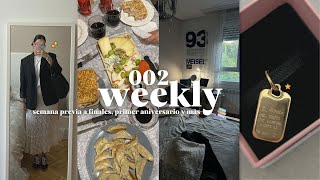 weekly 002  semana previa a finales, primer aniversario y más