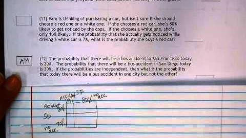 Alg 2 29 4 Number 12 Probability Using an Area Model